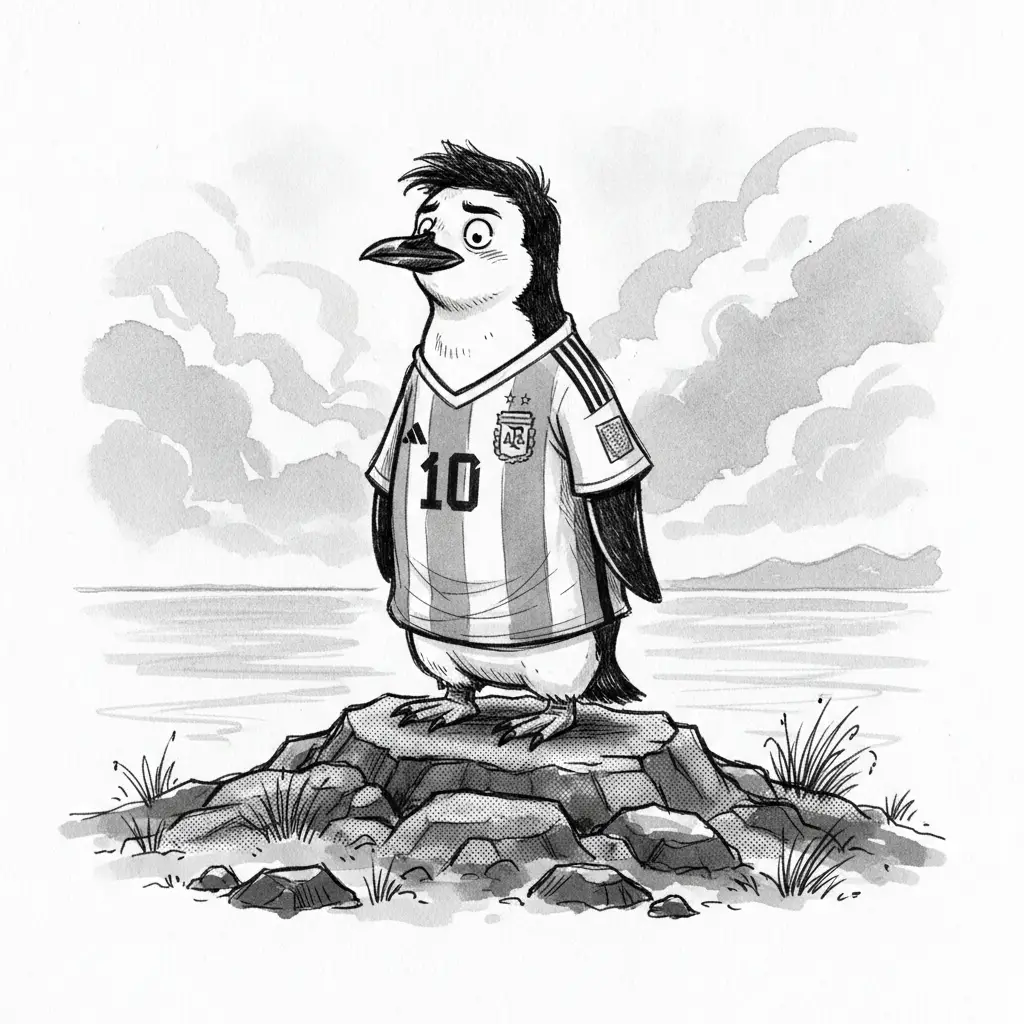 pinguino messi